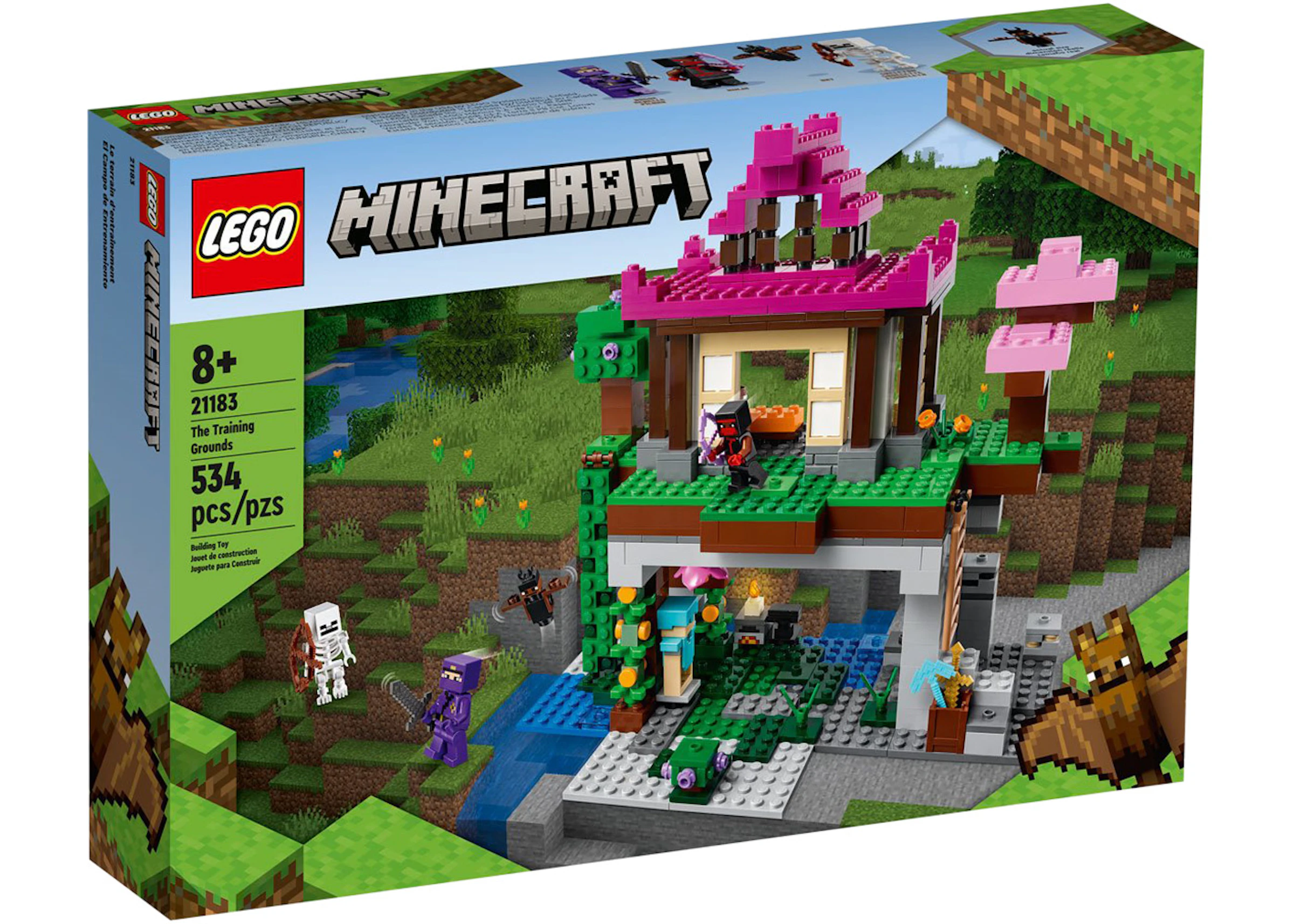 Cúal consola Camarada LEGO Minecraft The Training Grounds Set 21183 - SS22 - ES