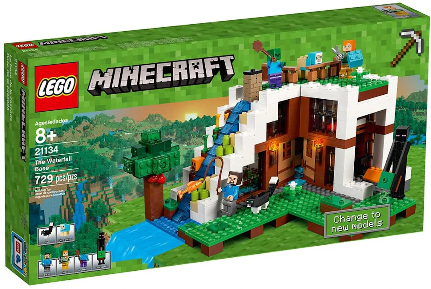 Drama Walter Cunningham Contribución LEGO Minecraft The Waterfall Base Set 21134 - US