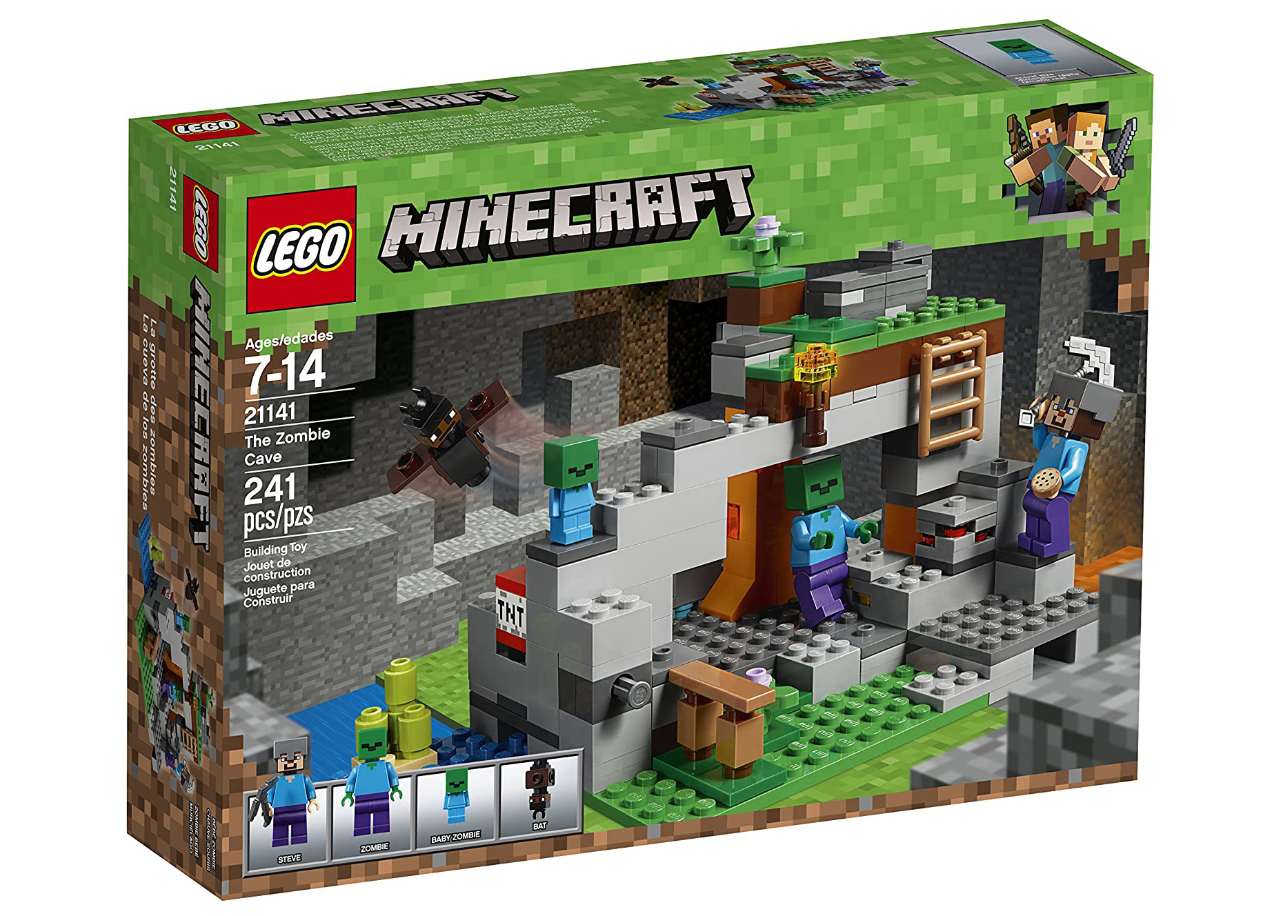 Lego minecraft on sale zombie cave