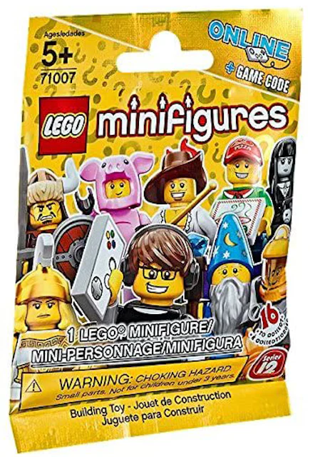 LEGO Minifigures 71007 Series 12 Random Set of 5 Packs - US