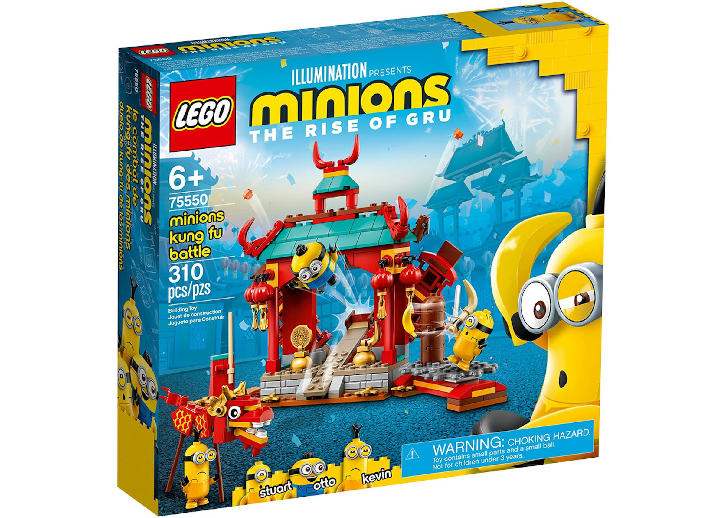 LEGO Minions: The Rise of Gru Minions Kung Battle Set 75550