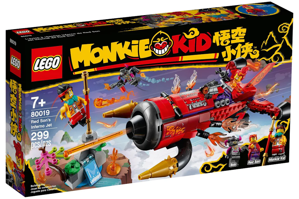 LEGO Monkie Kid Red Son's Inferno Jet Set 80019