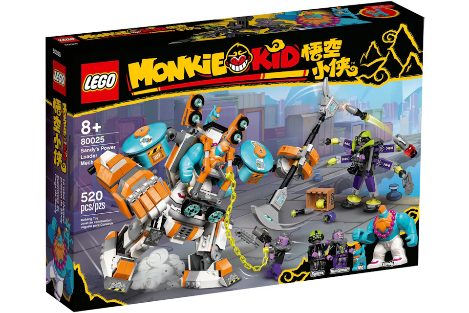 LEGO Monkie Kid Sandy's Power Loader Mech Set 80025