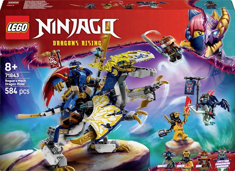 LEGO NINJAGO Rogue's Mech Dragon Rider Set 71843