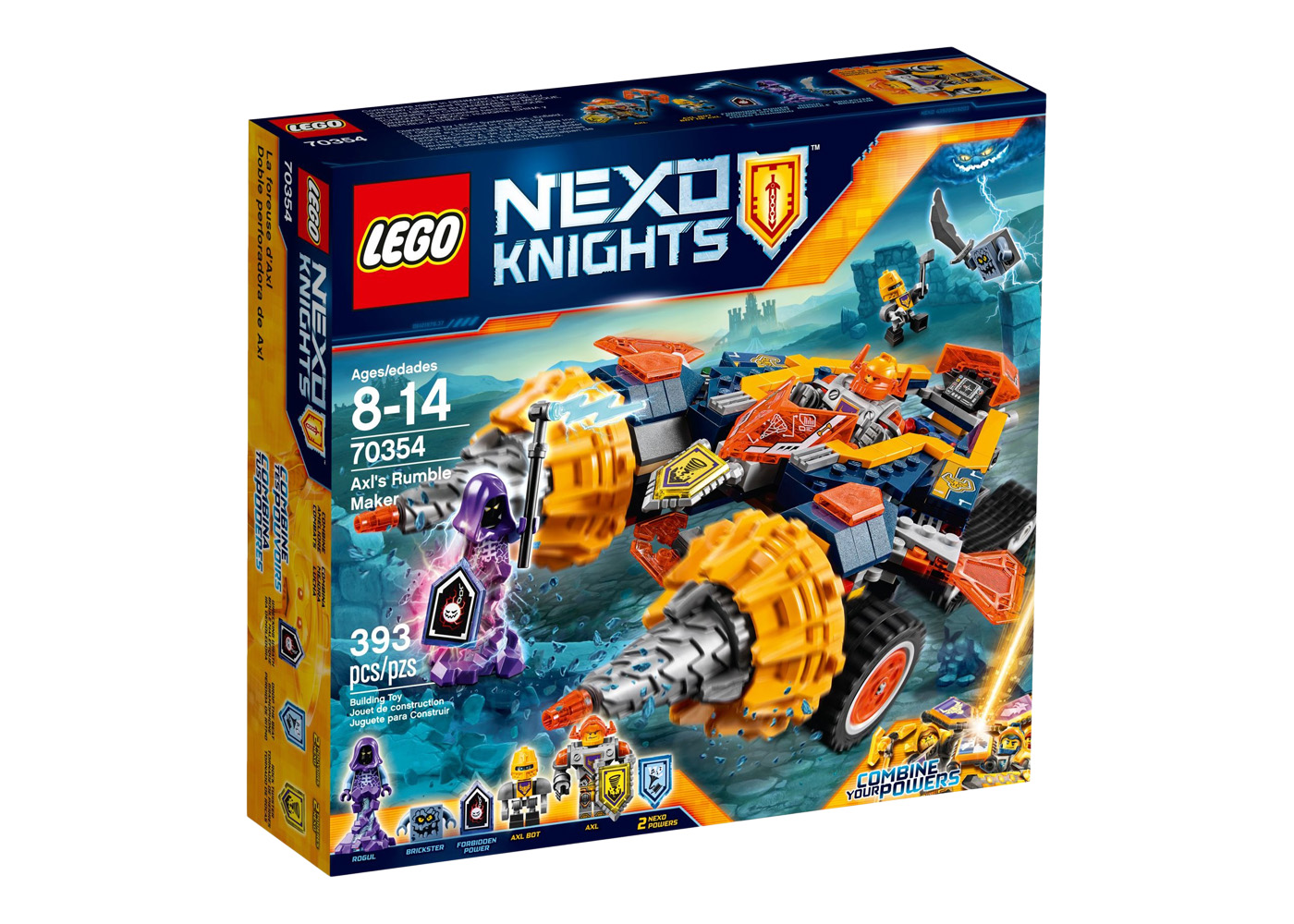 LEGO Nexo Knights Axl's Rumble Maker Set 70354 - FR