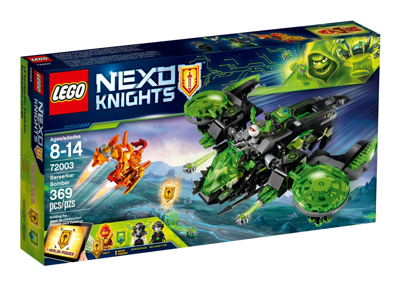 LEGO Nexo Knights Berserker Bomber Set 72003 - US