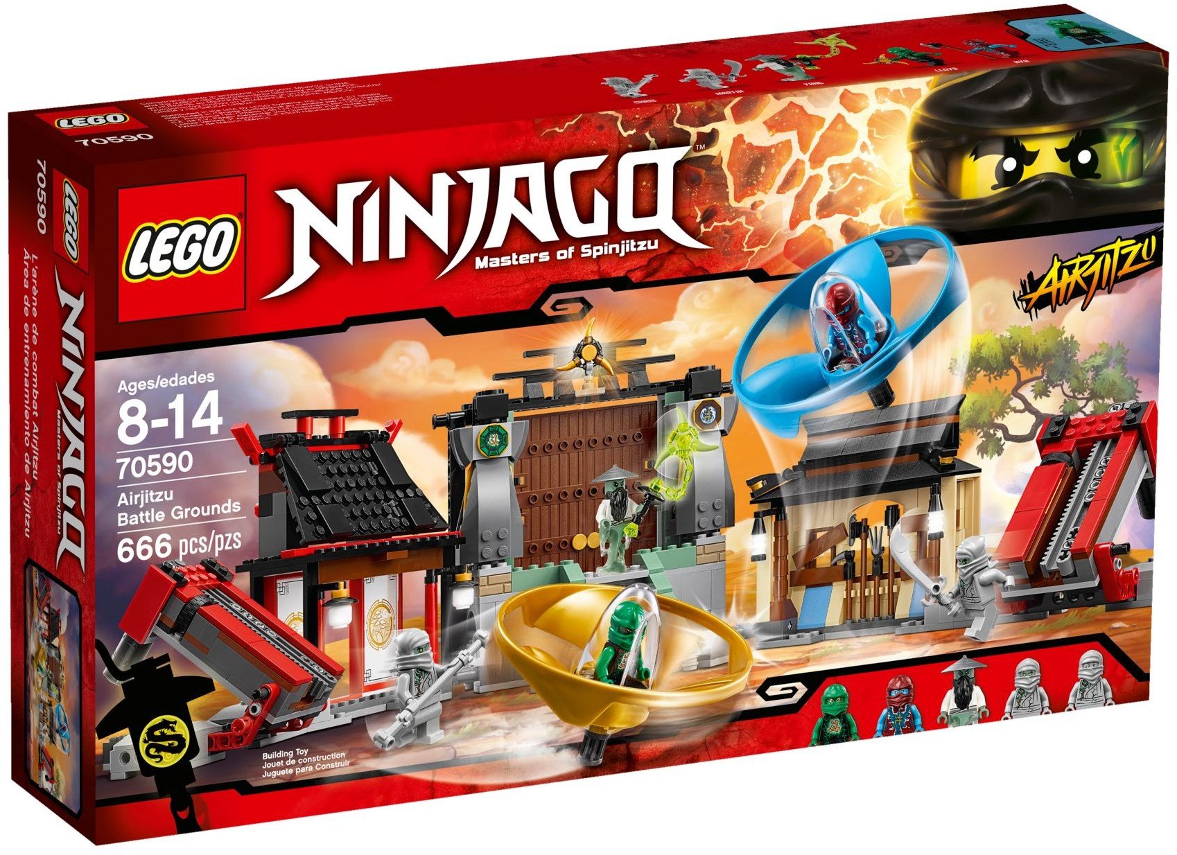 LEGO Ninjago Airjitzu Battle Grounds Set 70590 - KR