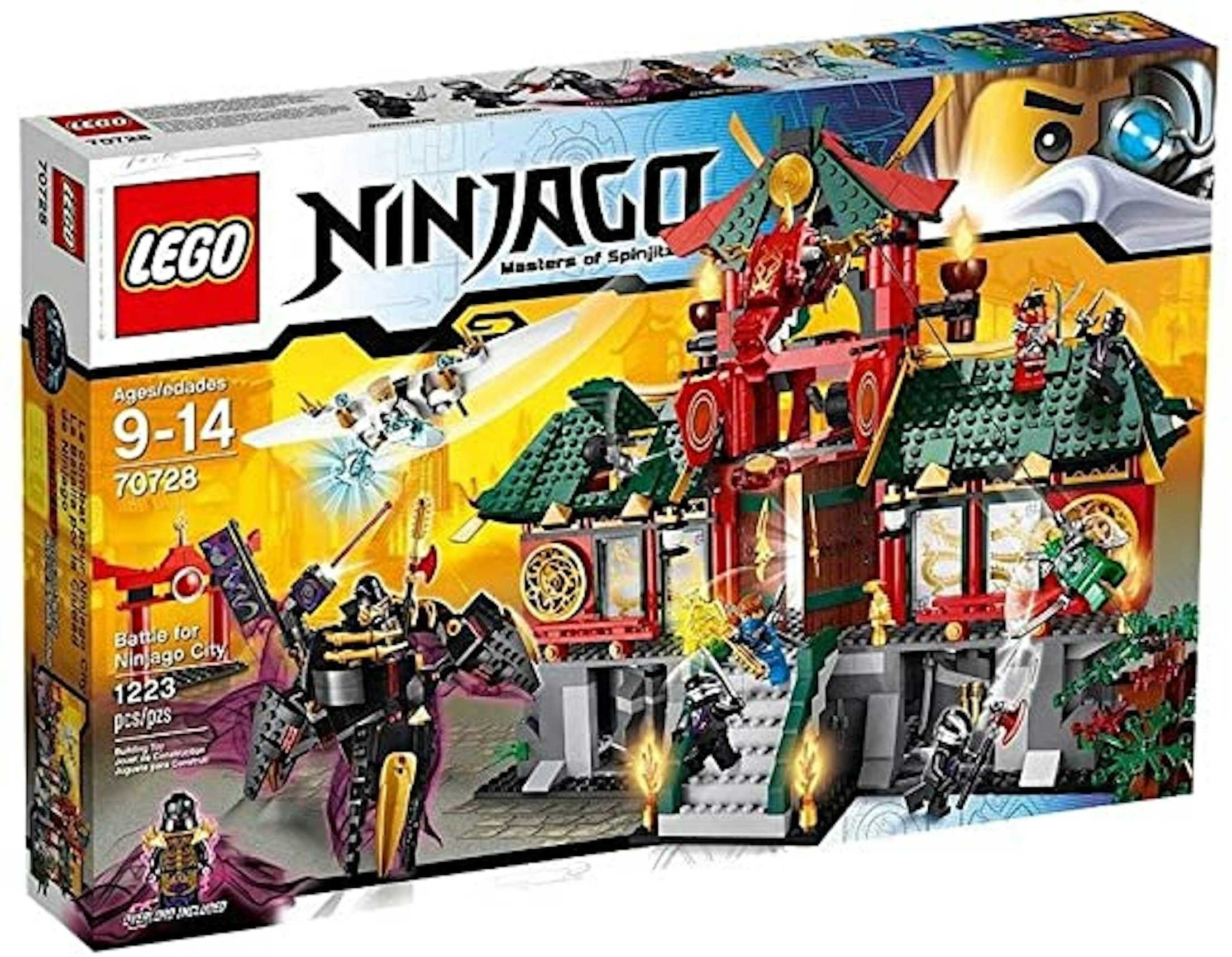 hval Kanon besejret LEGO Ninjago Battle for Ninjago City Set 70728 - US