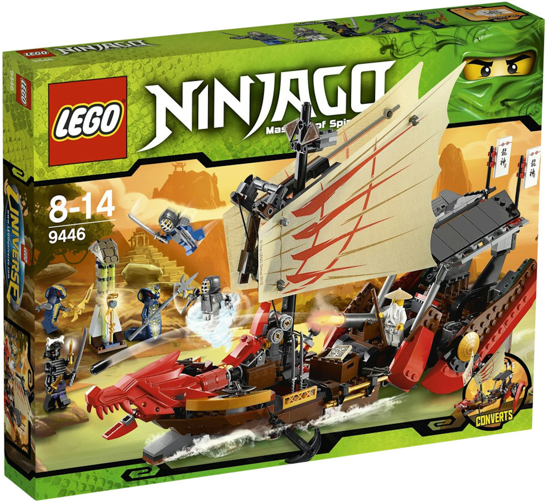 Metal linje Vært for klima LEGO Ninjago Destiny's Bounty Set 9446 - US