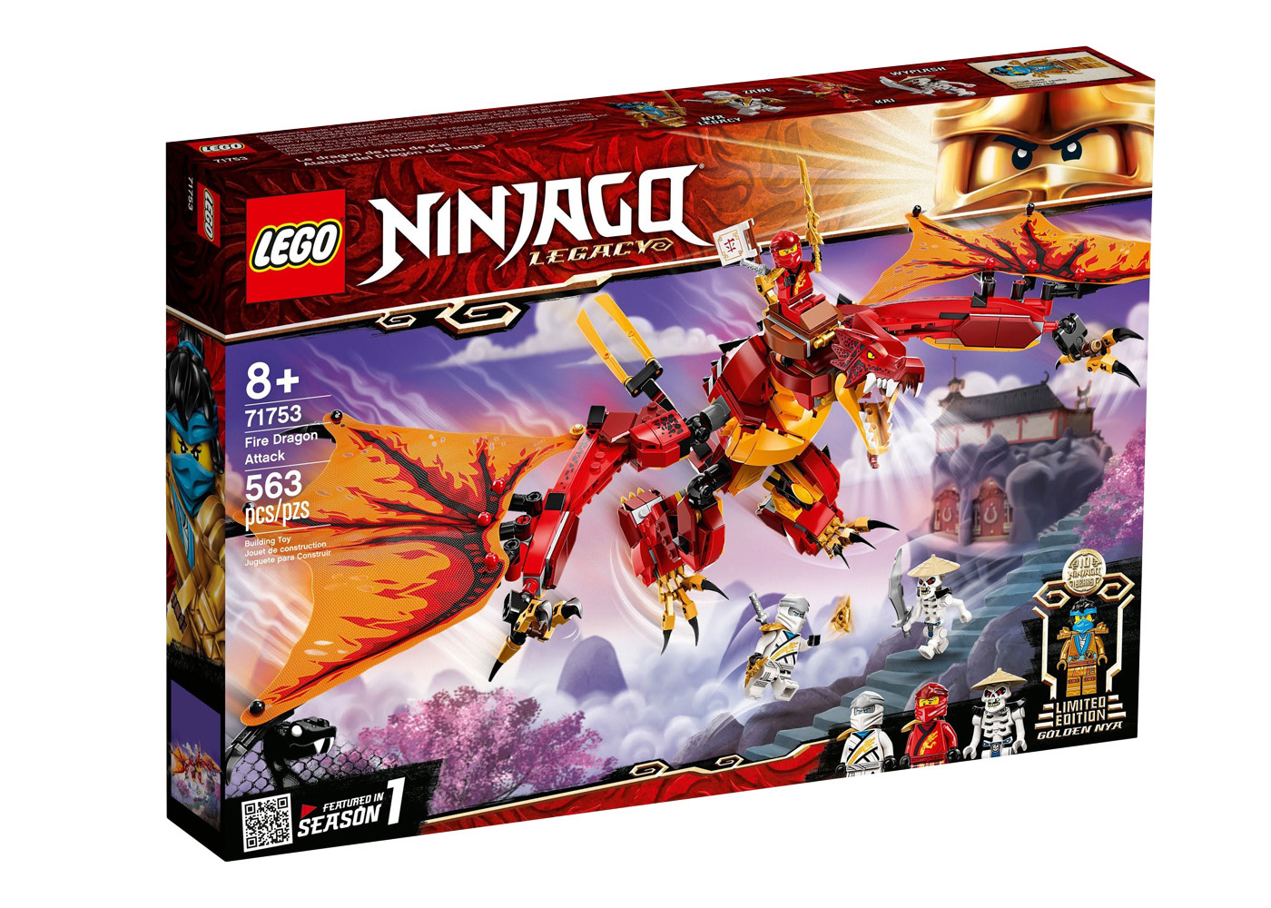 LEGO Ninjago Nya and Arin's Baby Dragon Battle Set 71798 - JP