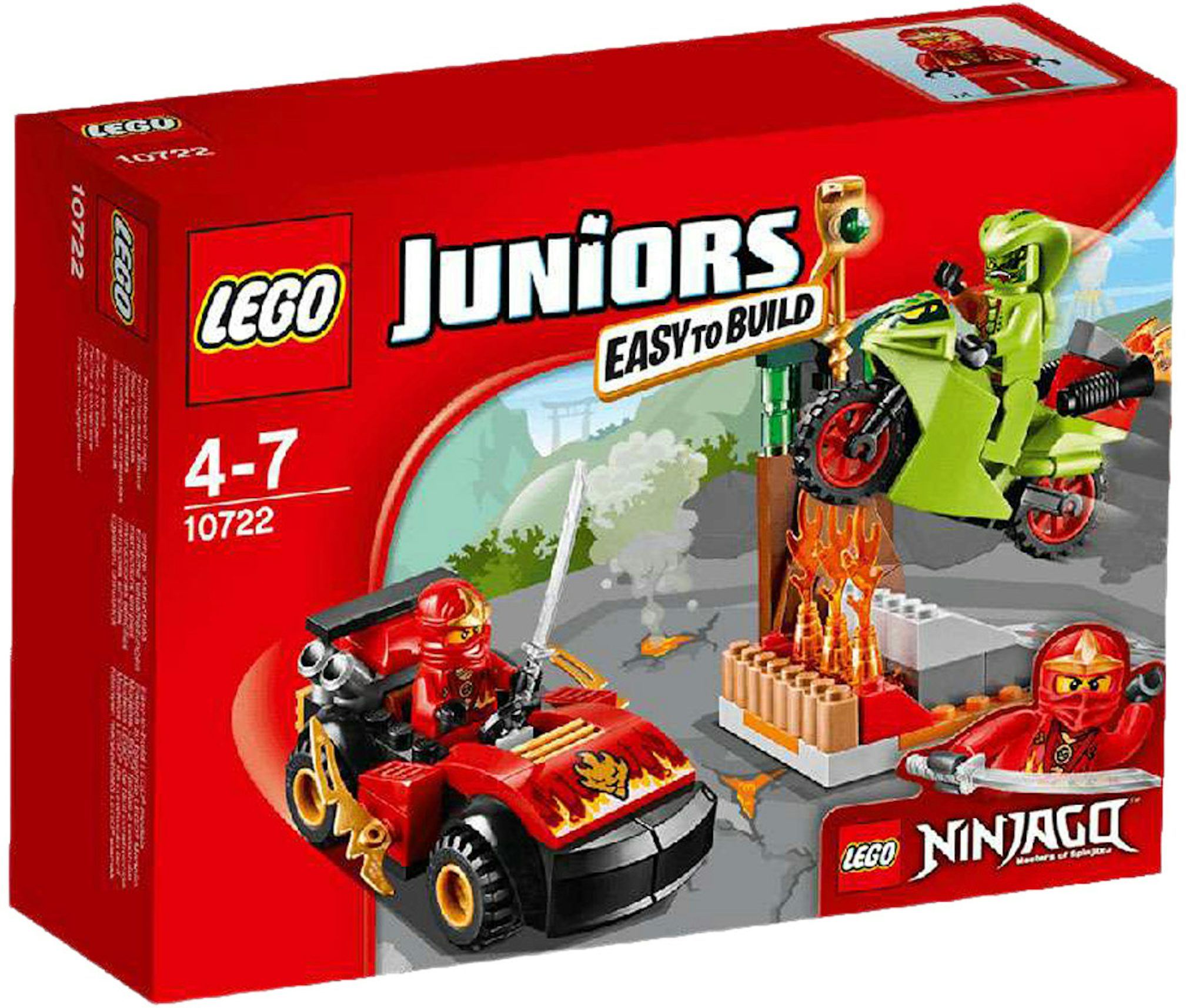 LEGO Ninjago Sorting Box 4084 - Fire Red - New