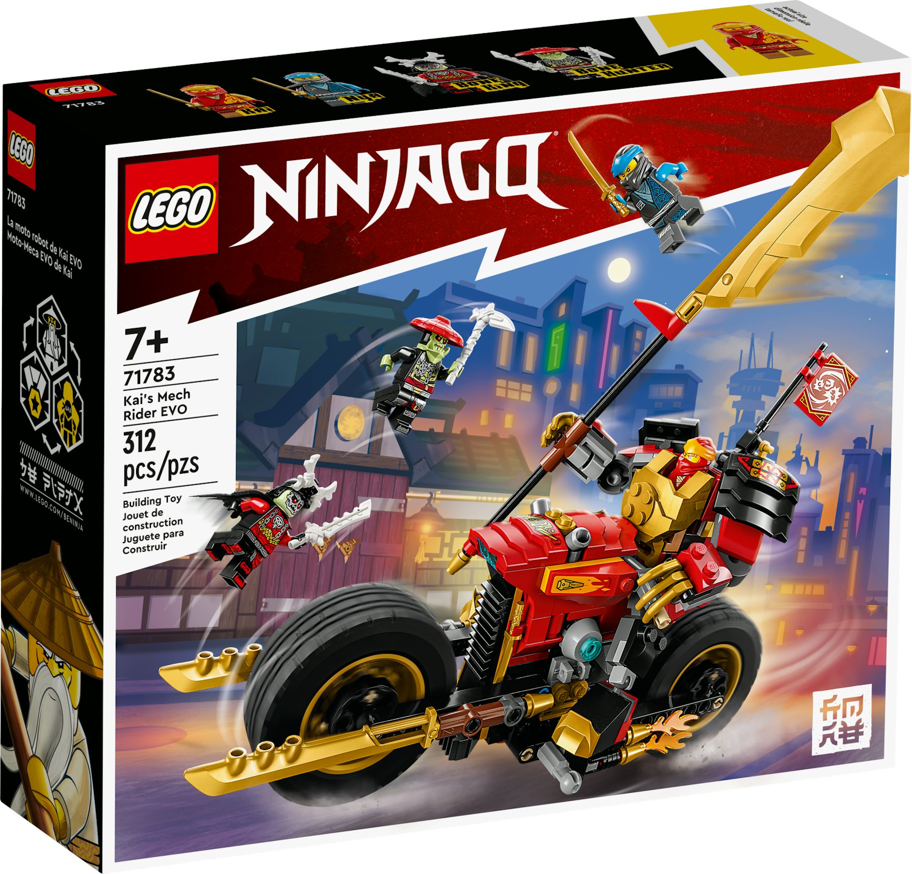 LEGO NINJAGO 71765 Le Robot Ultra Combo Ninja 4 en 1 Jouet Voiture
