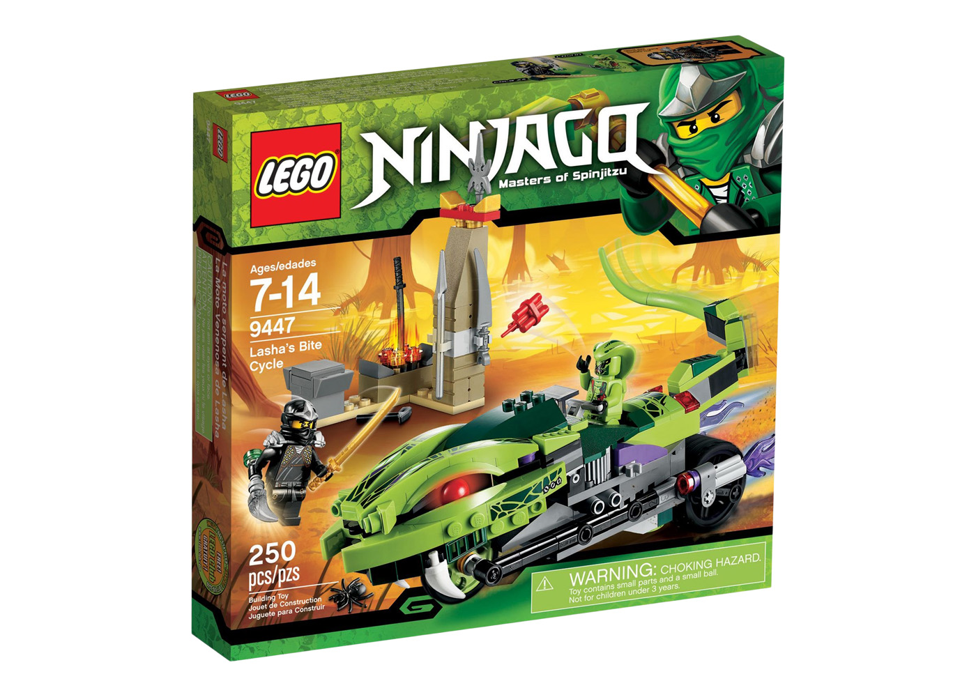 Genuine Lego Ninjago Lasha Mini Figure 9447 