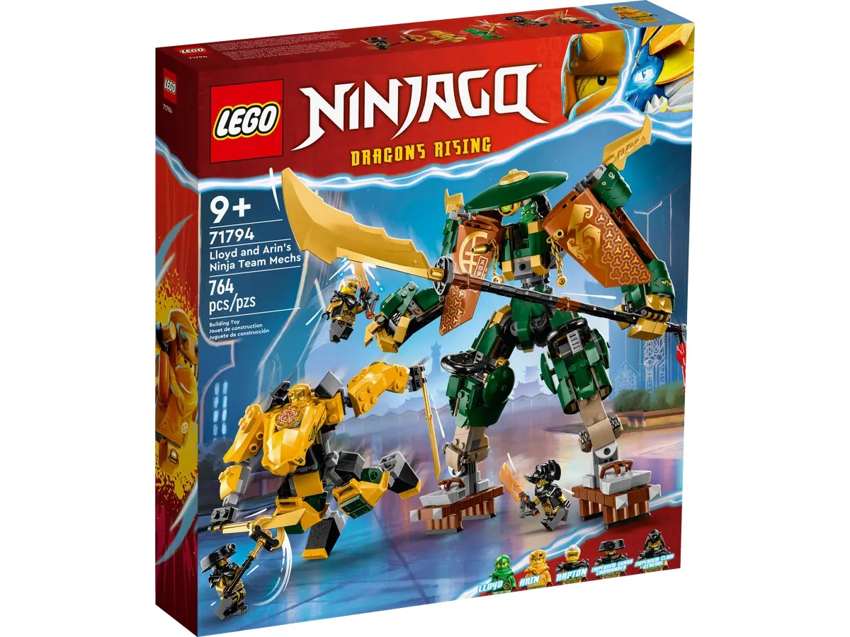 LEGO Ninjago Lloyd and Arin's Ninja Team Mechs Set 71794