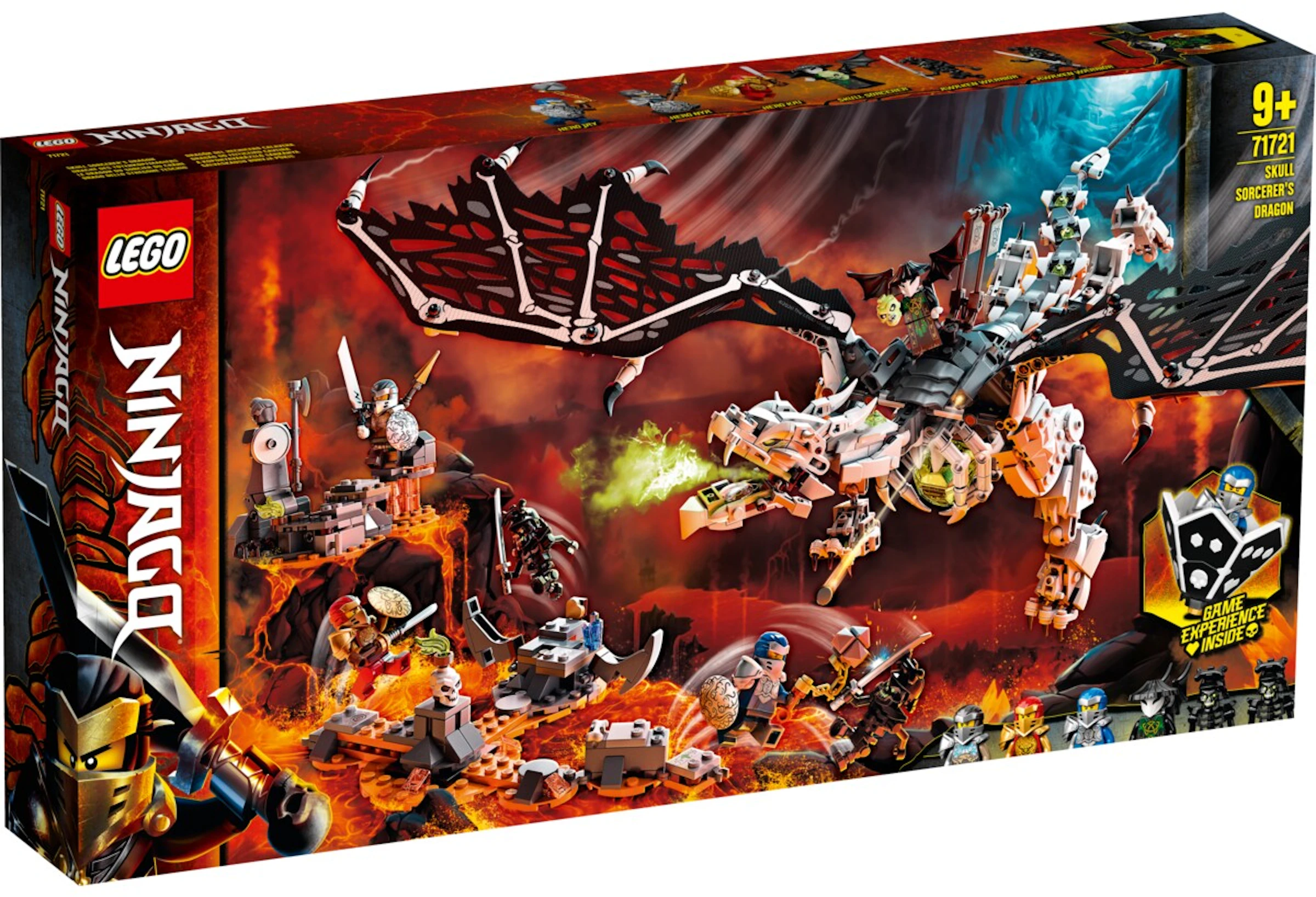 Rode datum Duizeligheid spion LEGO Ninjago Skull Sorcerer's Dragon Set 71721 - US
