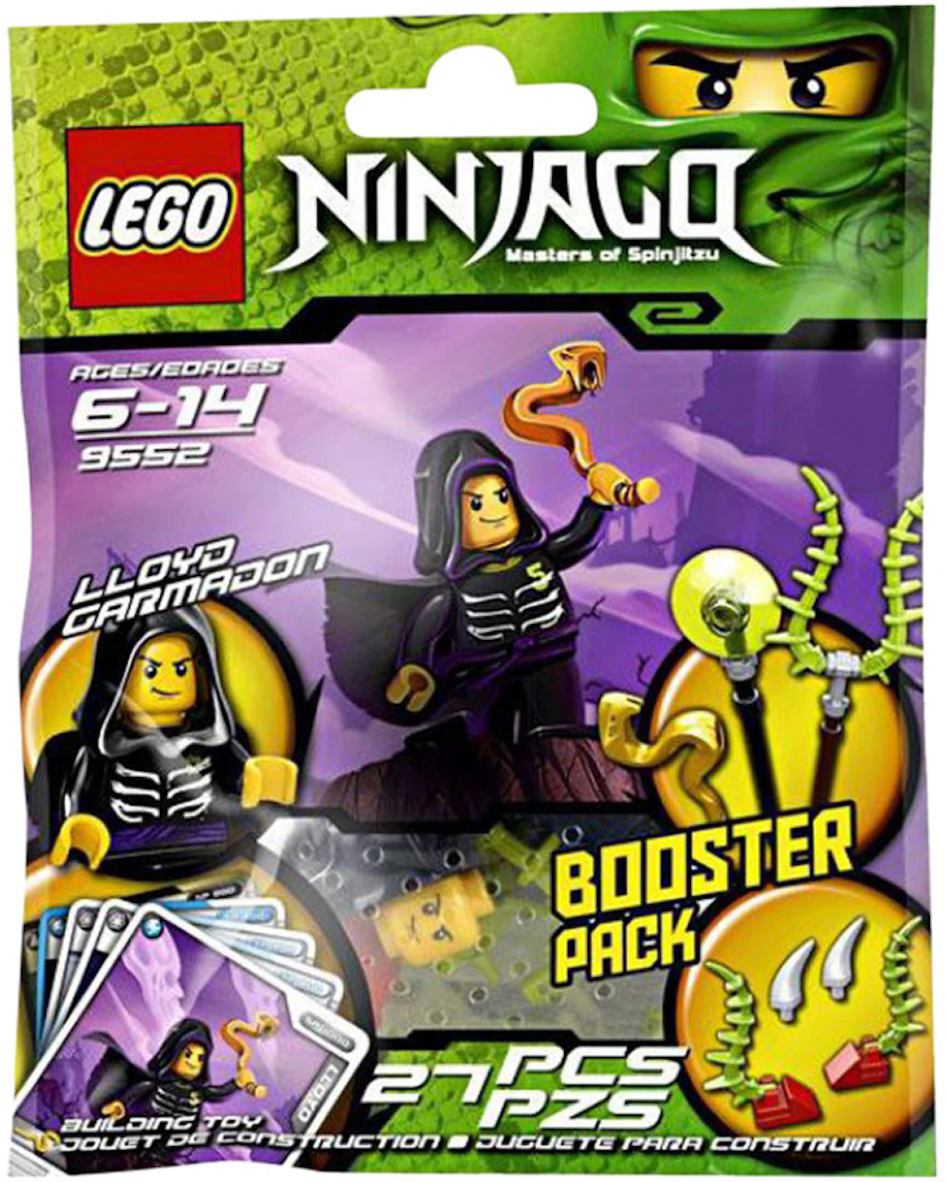 Zelfrespect diagonaal het kan LEGO Ninjago Spinjitzu Spinners Set 9552 - US