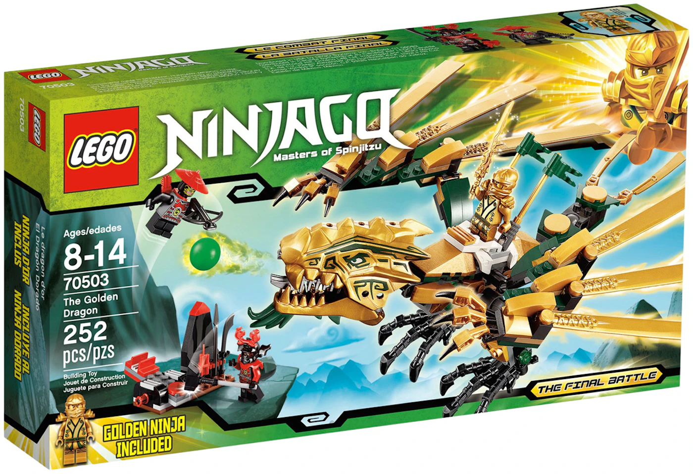 zag Habitat succes LEGO Ninjago The Golden Dragon Set 70503 - US
