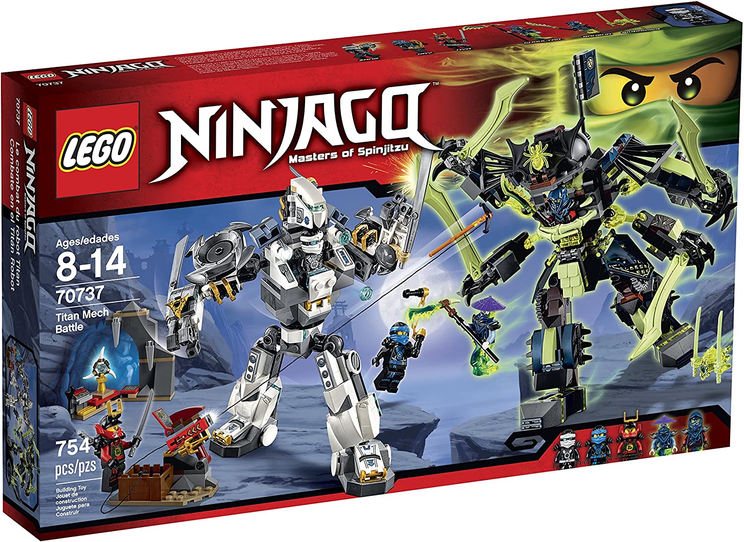 LEGO Ninjago Zane's Titan Mech Battle Set 71738 - JP