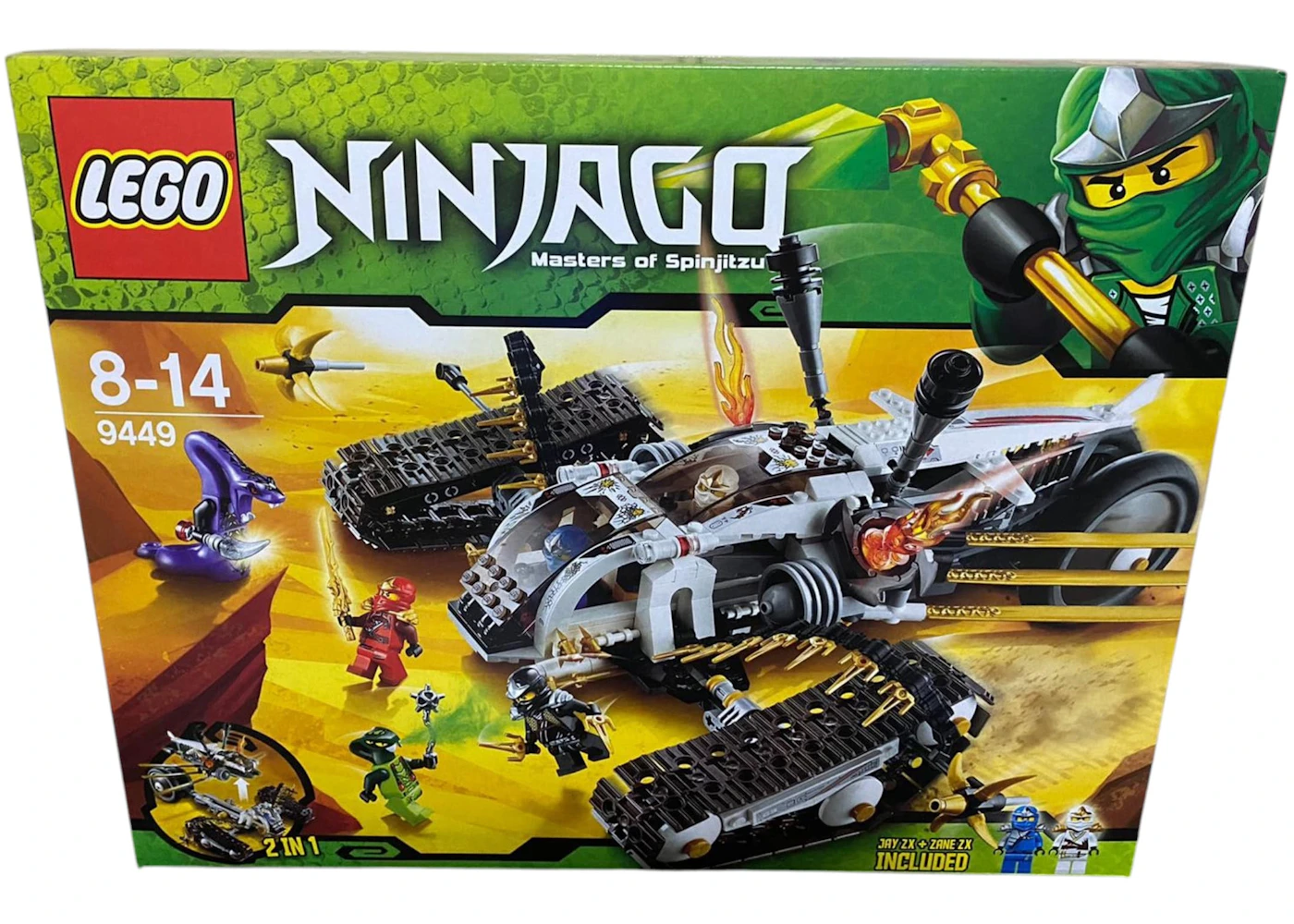 LEGO Ninjago Ultra Sonic Raider Set 9449 US - Main Image