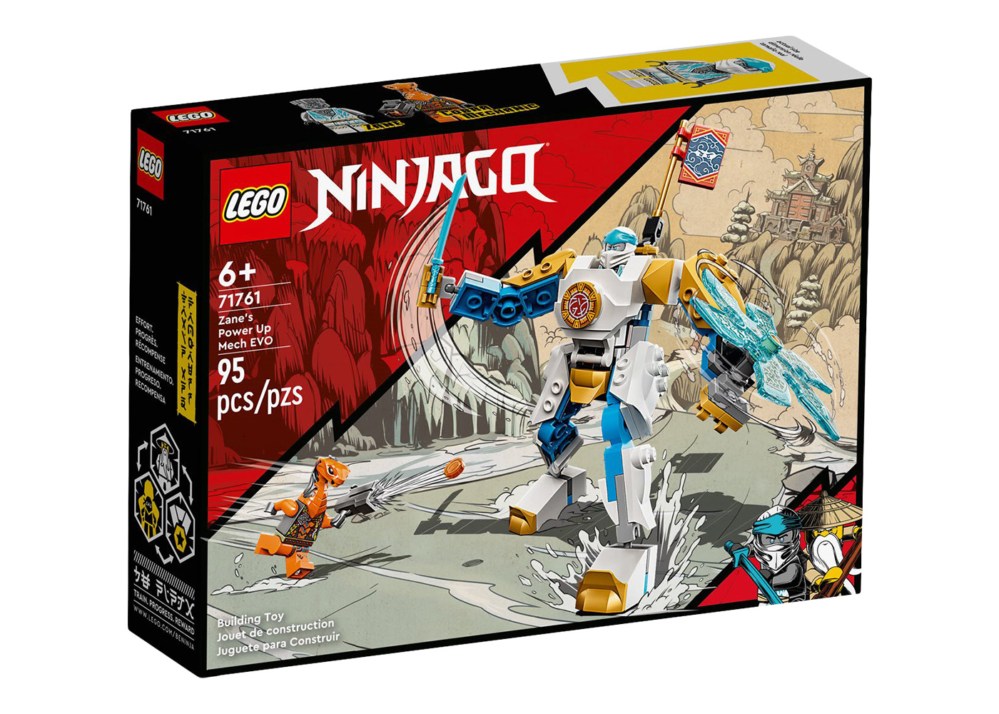 LEGO Ninjago Zane's Power Up Mech EVO Set 71761