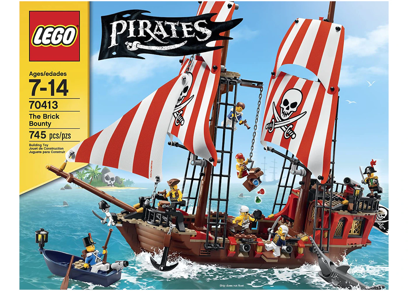 metallisk Klimaanlæg Visum LEGO Pirates The Brick Bounty Set 70413 - US