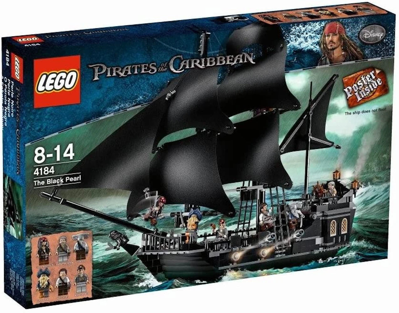 LEGO Pirates of the Caribbean The Black Pearl Set 4184 - US