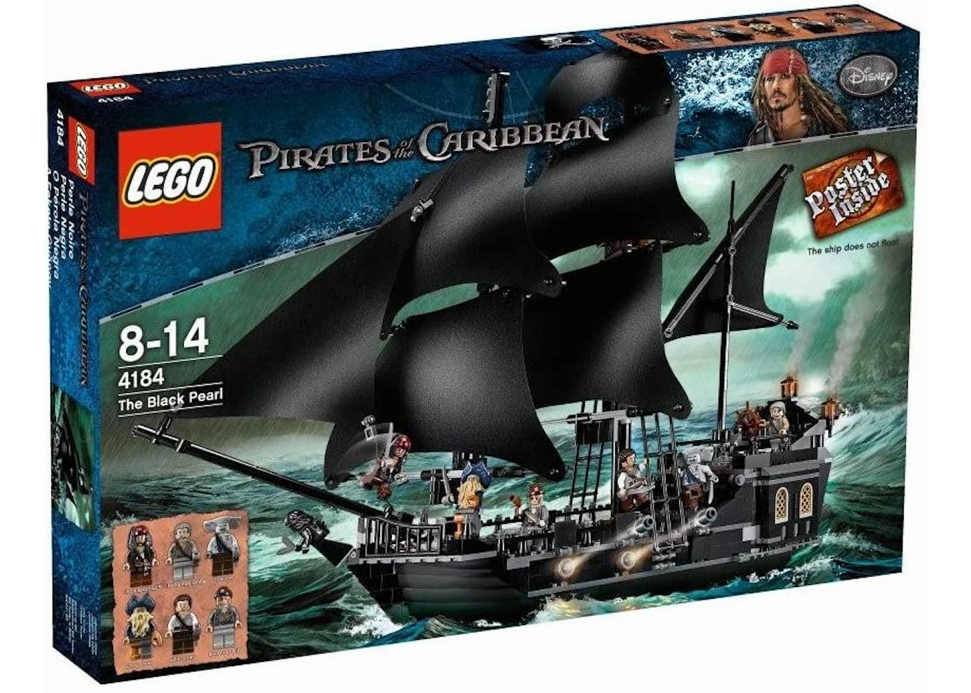 LEGO of the Caribbean The Black Pearl 4184 - US