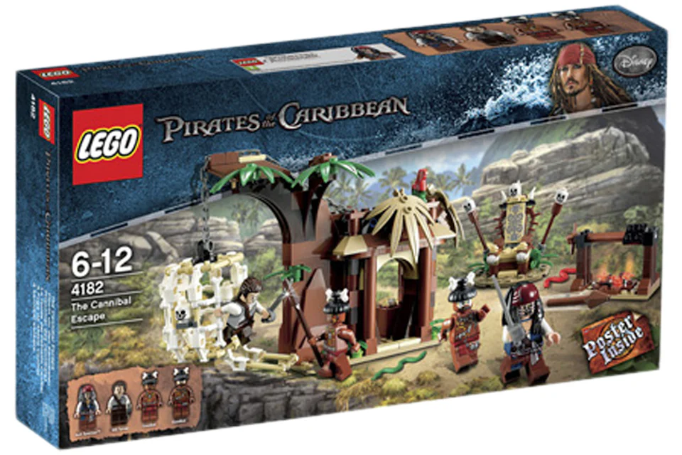 LEGO Pirates of the Caribbean The Cannibal Escape Set 4182