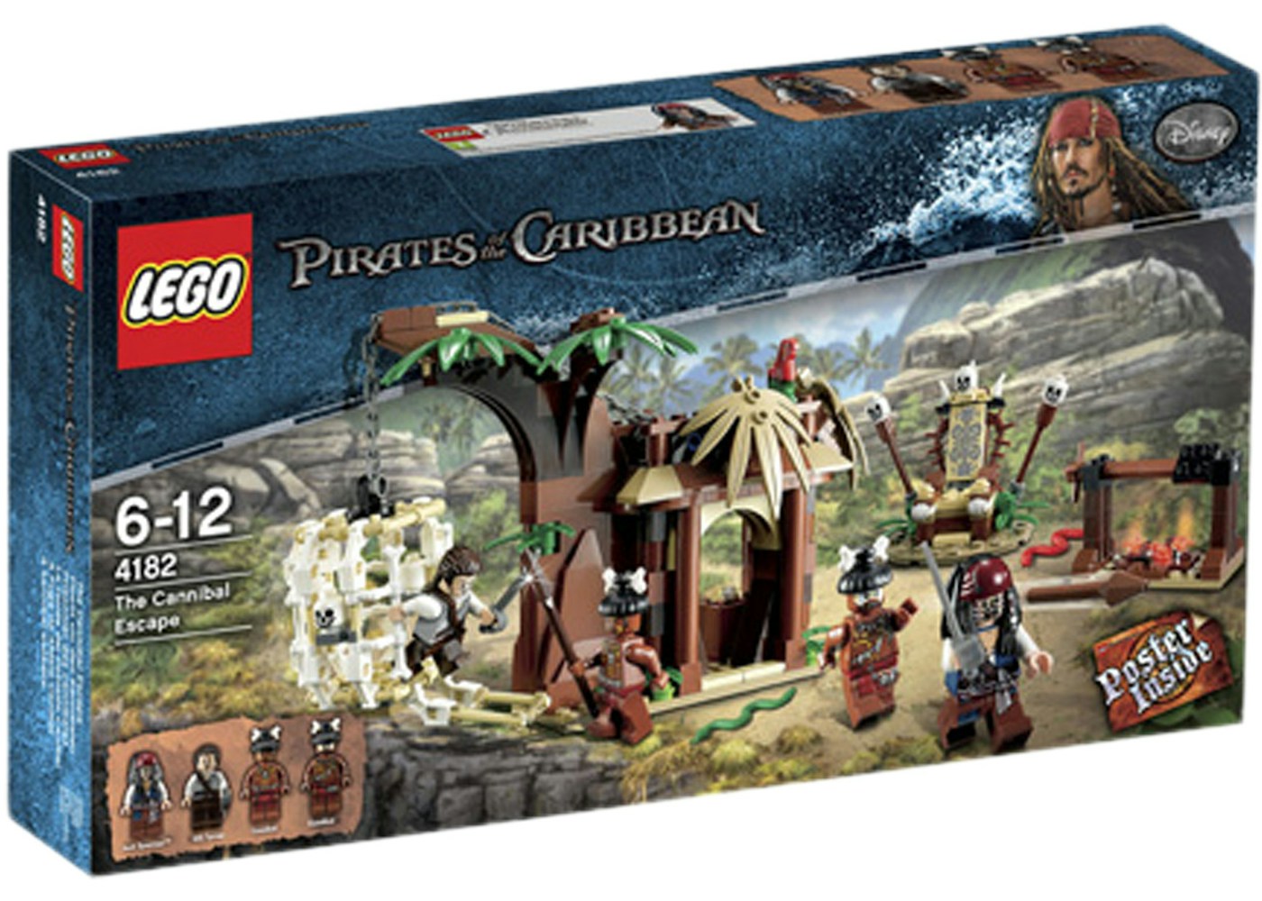 LEGO Pirates Of The Caribbean The Cannibal Escape Set 4182 lego-pirates-of-the-caribbean-the-cannibal-escape-set-4182