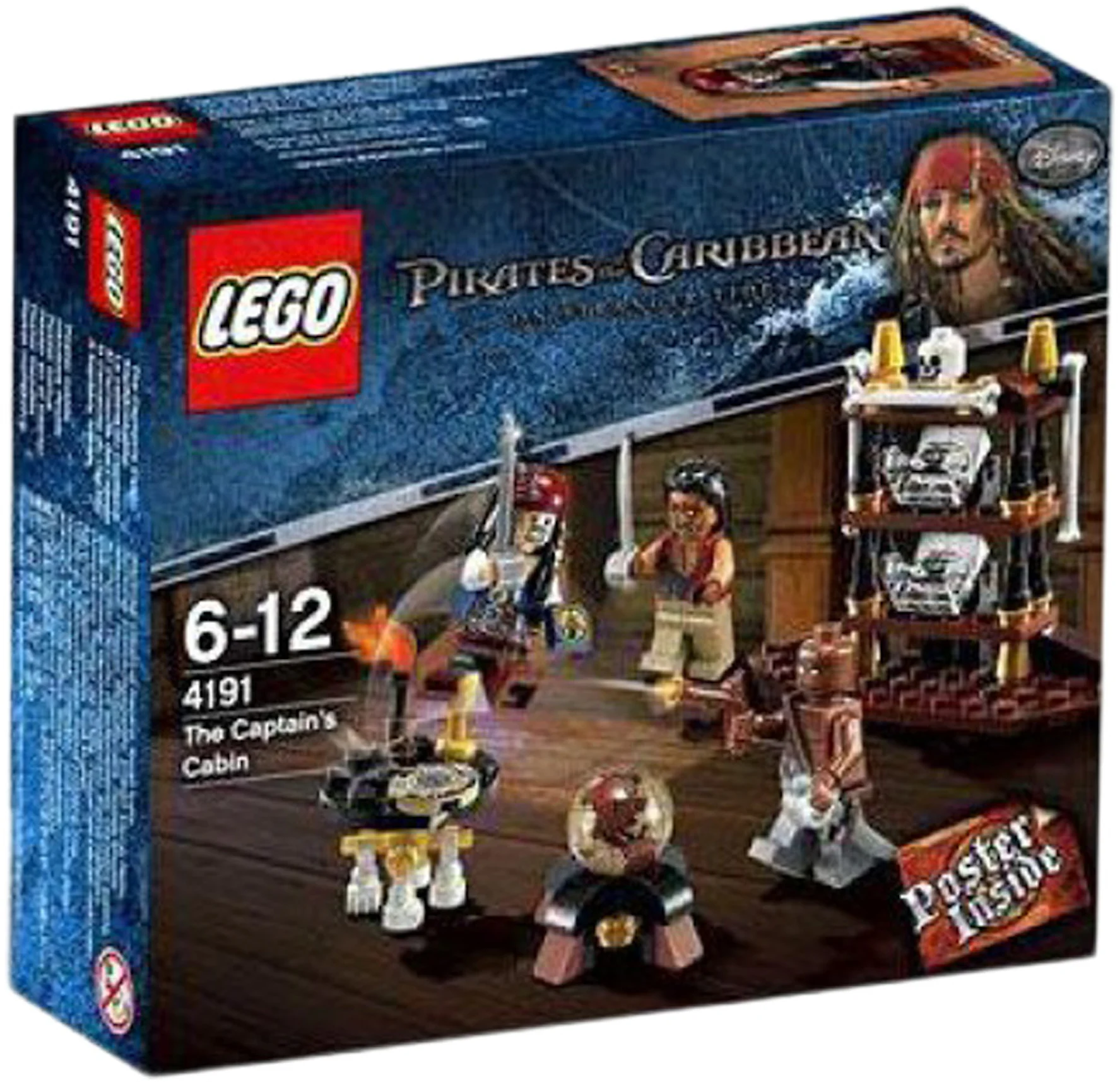 LEGO Pirates of the Caribbean The Captain's Cabin Set 4191 - US