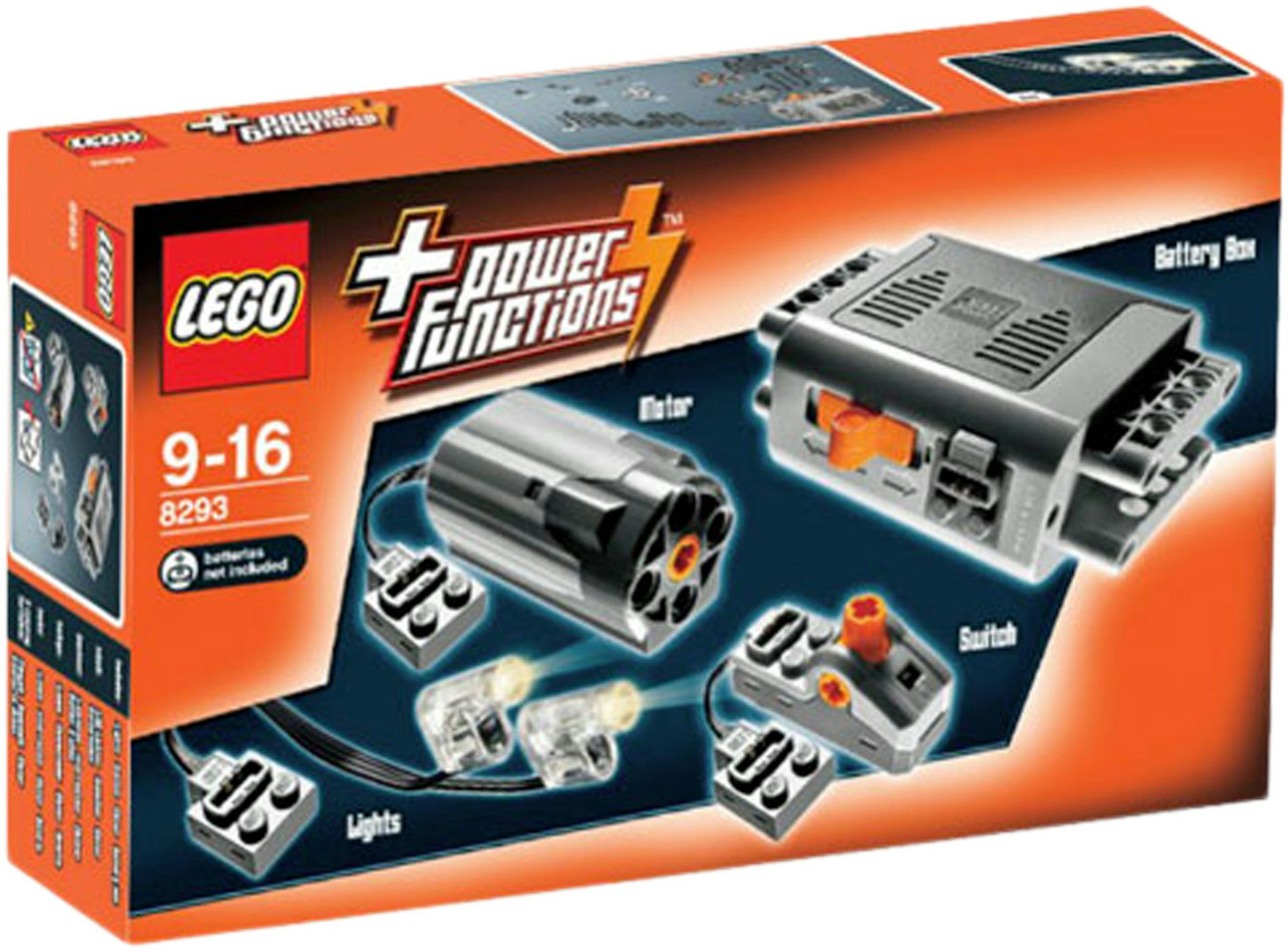 LEGO Technic Power Functions Motor Set 8293 (10 Pieces)  (Discontinued by Manufacturer) : Toys & Games