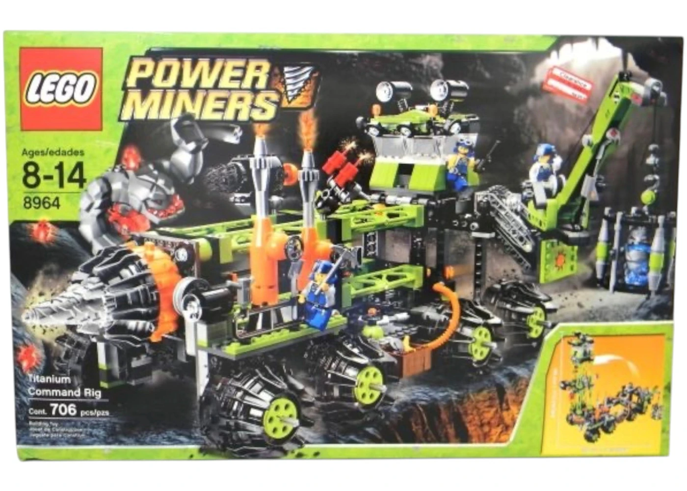 LEGO Power Miners Titanium Command Rig Set 8964 - ES