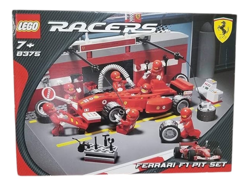 LEGO Racers Ferrari F1 Pit Set 8375