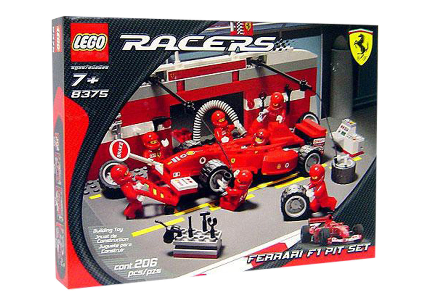 LEGO Racers Ferrari F1 Pit Set 8375 - JP