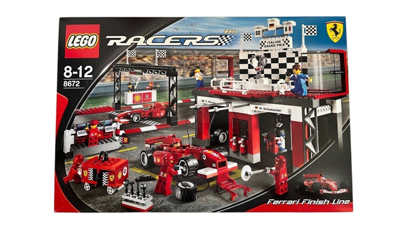 LEGO Racers Ferrari Finish Line Set 8672