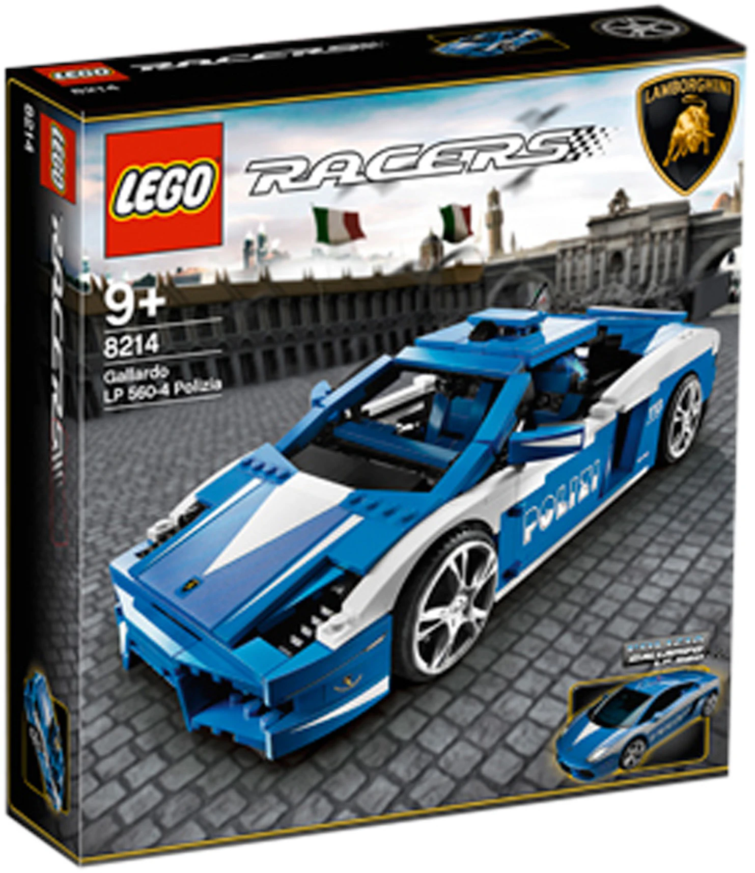 vier keer Verheugen JEP LEGO Racers Lamborghini Polizia Set 8214 - US