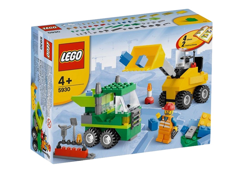 Lego road 2024 construction