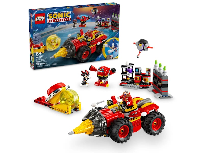 LEGO Sonic The Hedghog Super Sonic Vs. Egg Drillster Set 76999 - US