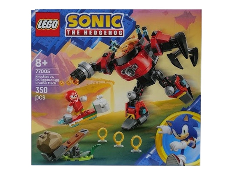 Pre-owned Lego Sonic The Hedgehog Knuckles Vs. Dr. Eggman Egg Crusher Hat Mech Set 77005 In Multi
