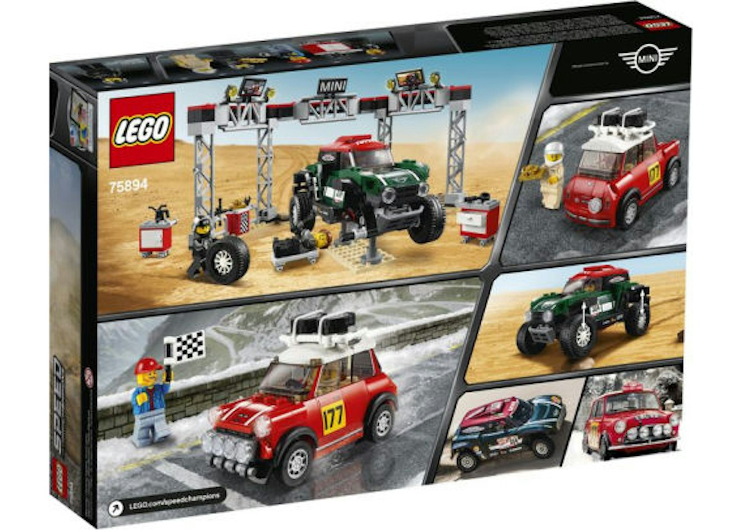 skat Hare i det mindste LEGO Speed Champions 1967 Mini Cooper S Rally & 2018 Mini John Cooper Works  Buggy Set 75894 - US