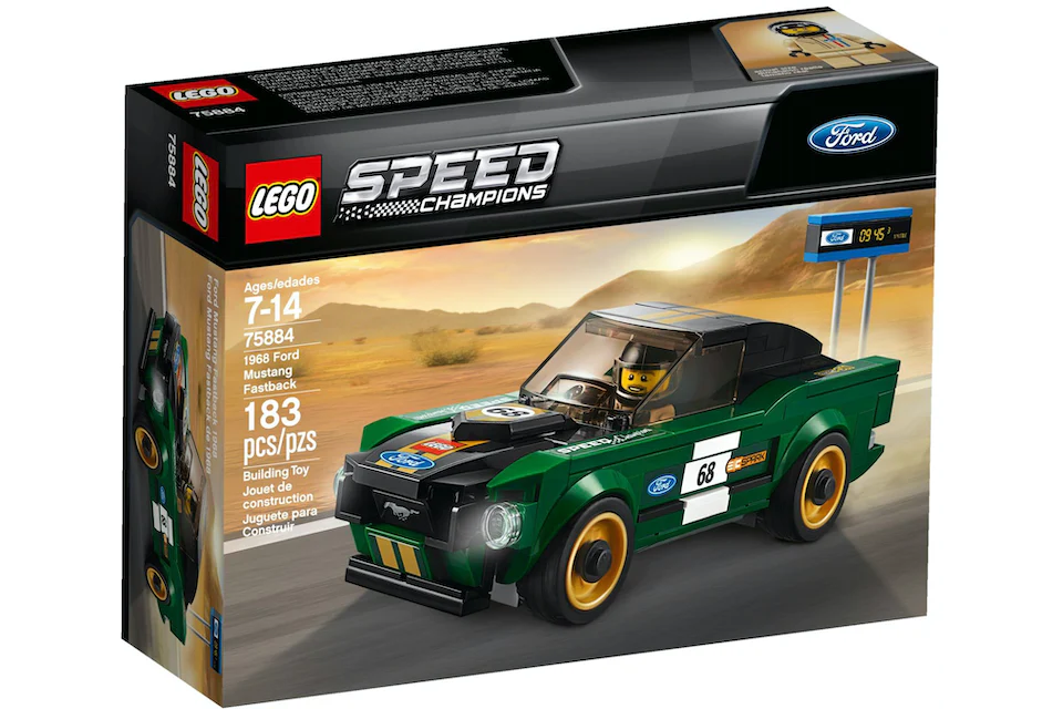 LEGO Speed Champions 1968 Ford Mustang Fastback Set 75884