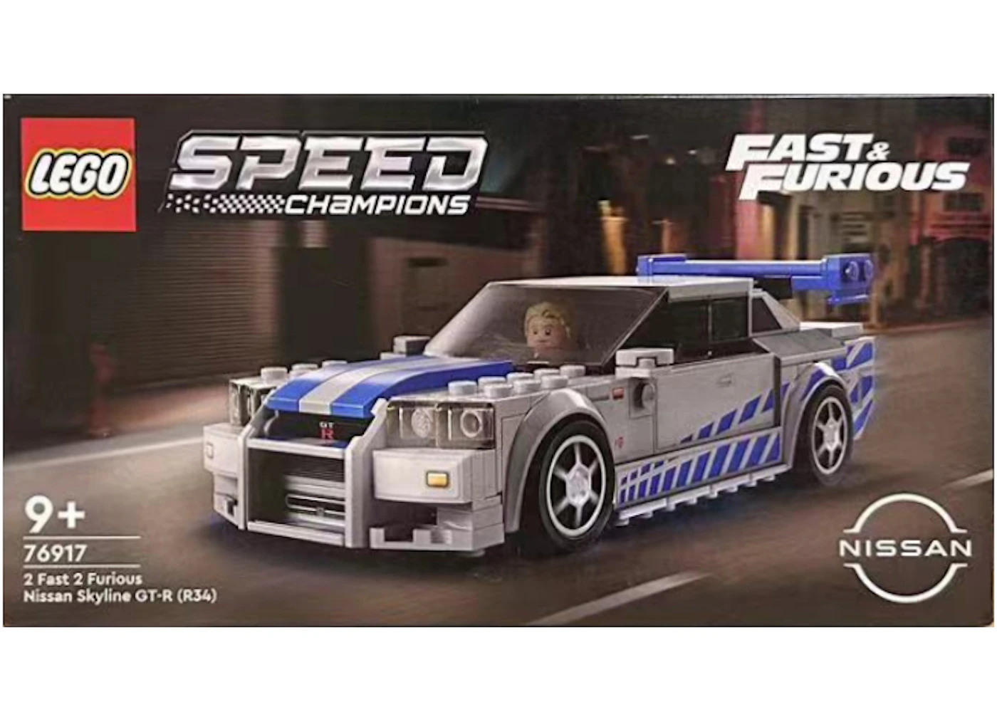LEGO Speed Champions Fast Furious Nissan Skyline GT-R (R34