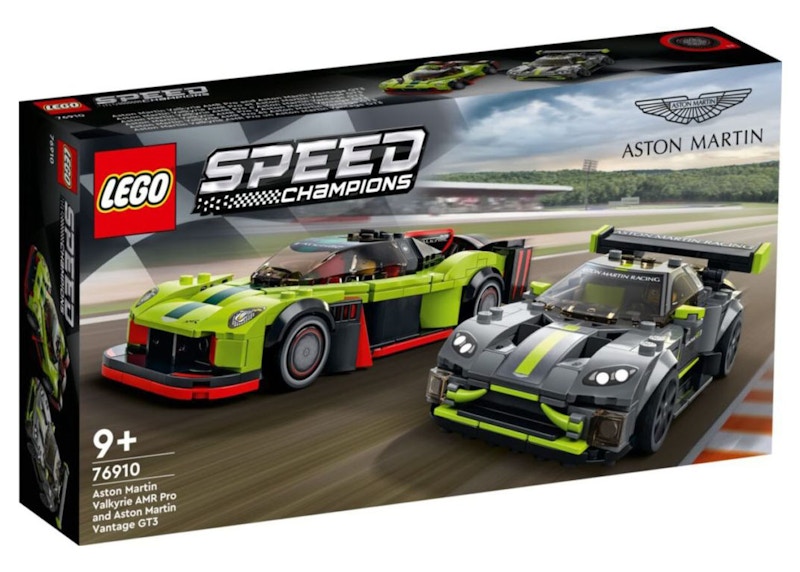 LEGO Speed Champions Aston Martin Valkyrie AMR Pro and Aston