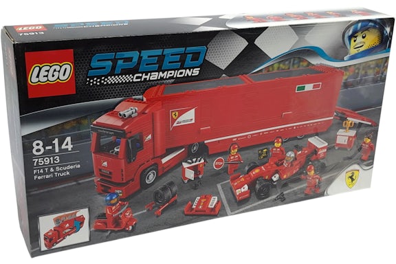 Juego de camiones LEGO Speed Champions F14 T y Scuderia Ferrari 75913