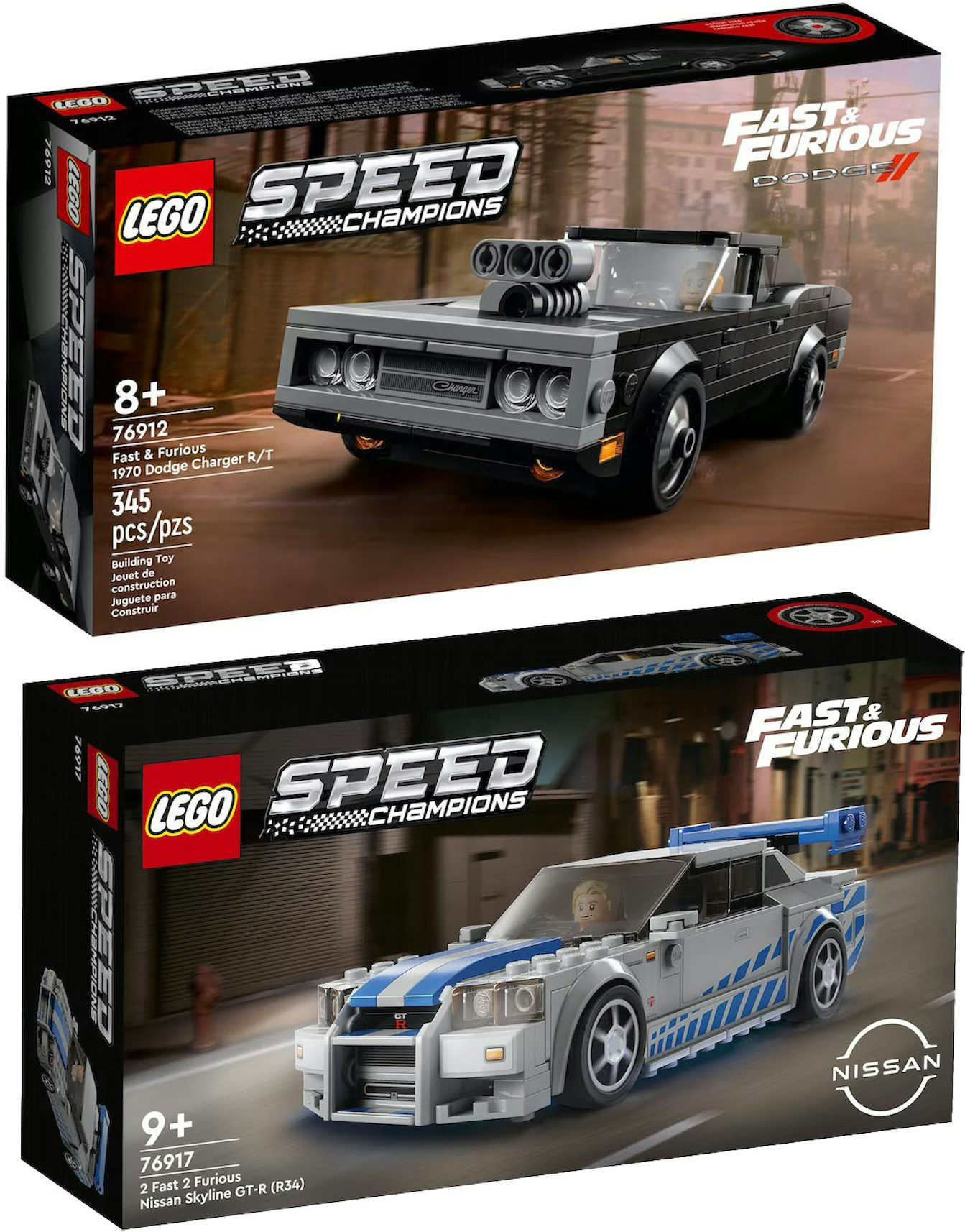 COLLECTIBLES: LEGO® Speed Champions Fast & Furious 1970 Dodge