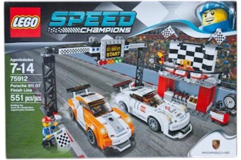 LEGO Speed Champions Porsche 911 GT Finish Line Set 75912 US