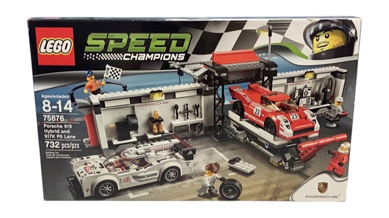 LEGO Speed Champions Porsche 919 Hybrid and 917K Pit Lane Set