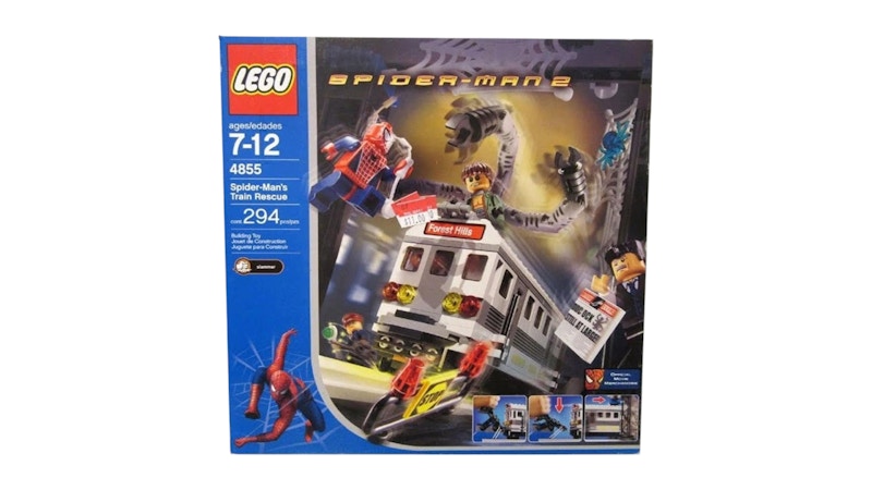 LEGO Spider-Man Set di salvataggio del treno di Spider-Man 4855