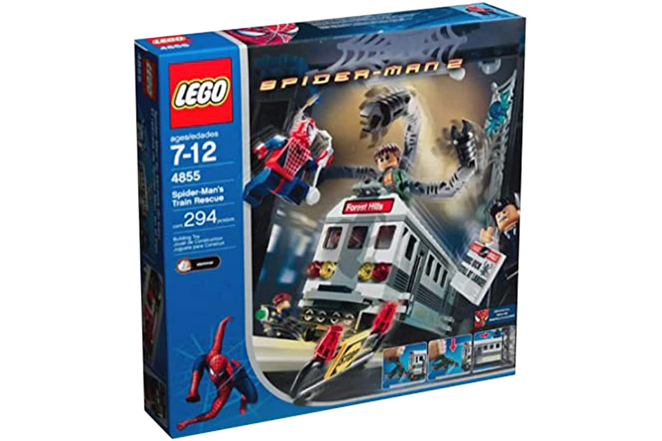 LEGO Spider-Man Spider-Man's Train Rescue Set 4855