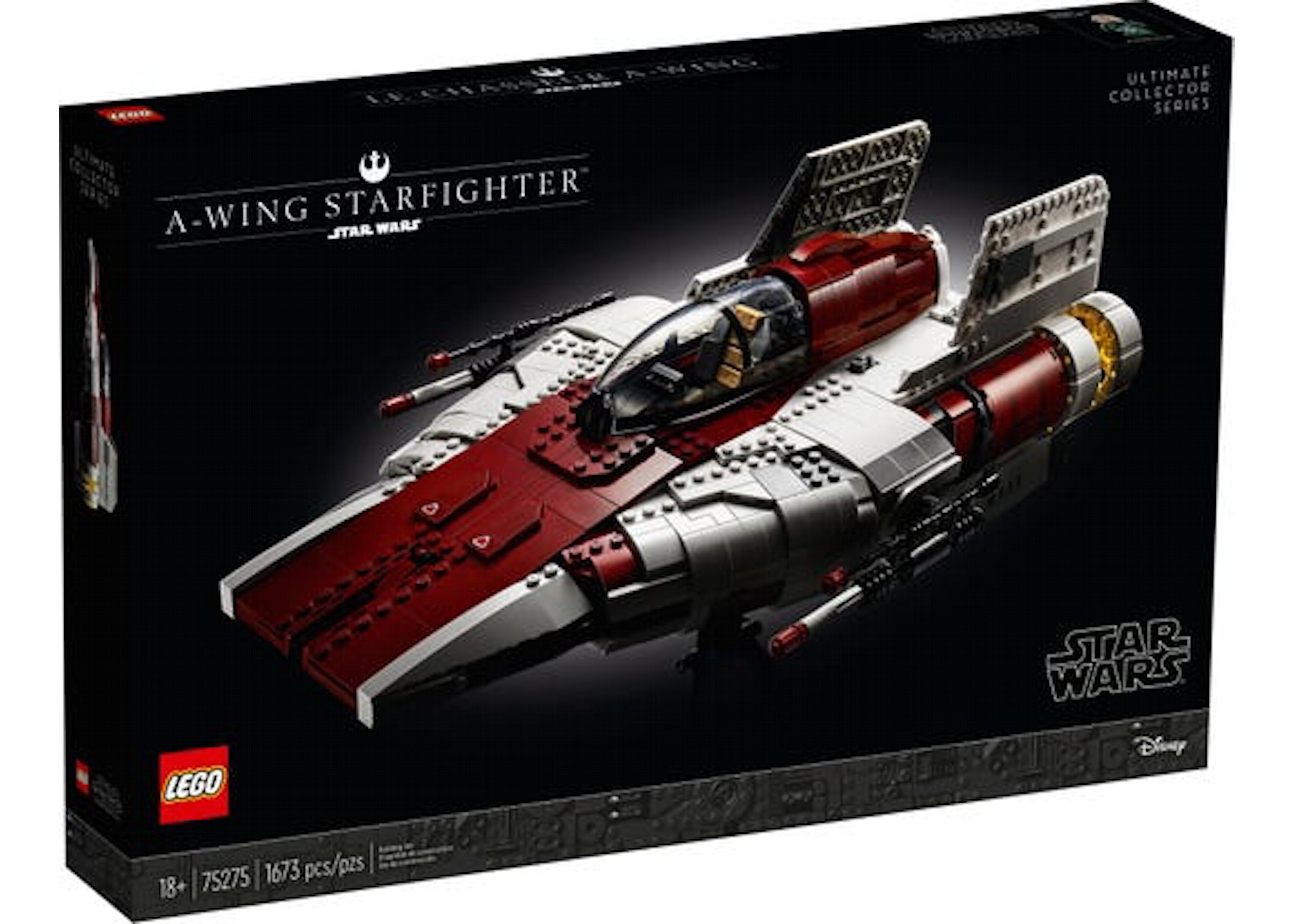 Sovereign Mangle Virus LEGO Star Wars Ultimate Collector Series A-Wing Starfighter Set 75275 - US